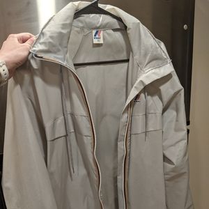 Vintage kway, size 5large, grey windbreaker unisex